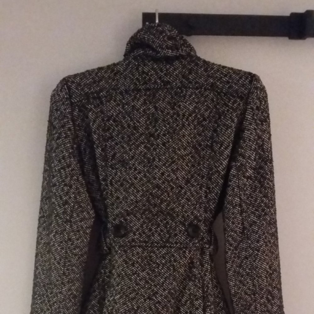 Black peacoat size M - Picture 4 of 7